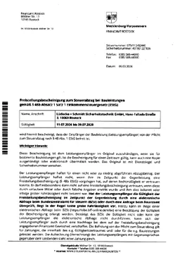 Download PDF-Datei: Freistellungsbescheinigung