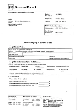 Download PDF-Datei: Nachweis zur Steuerschuldnerschaft